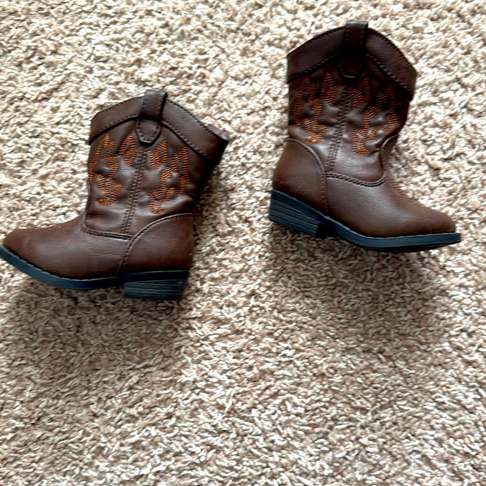COPY - Toddler size 4 cowboy boots. Cat and Jack
